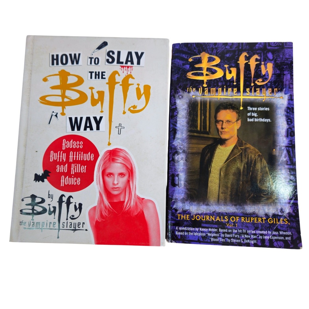Lot How to Slay the Buffy Way & Journals of Rupert Giles Vol 1 Books Joss Whedon